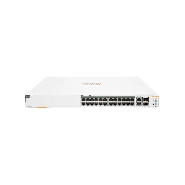 HPE Networking Instant On 1960 24G 20p Class4 4p Class6 PoE 2XGT 2SFP+ 370W Switch - Conmutador - L3 Lite - Gestionado - 24 x 10/100/1000 + 2 x 10 Gigabit SFP+ + 2 x 100/1000/10GBase-T - montaje en rack - PoE (370 W) - BTO-4