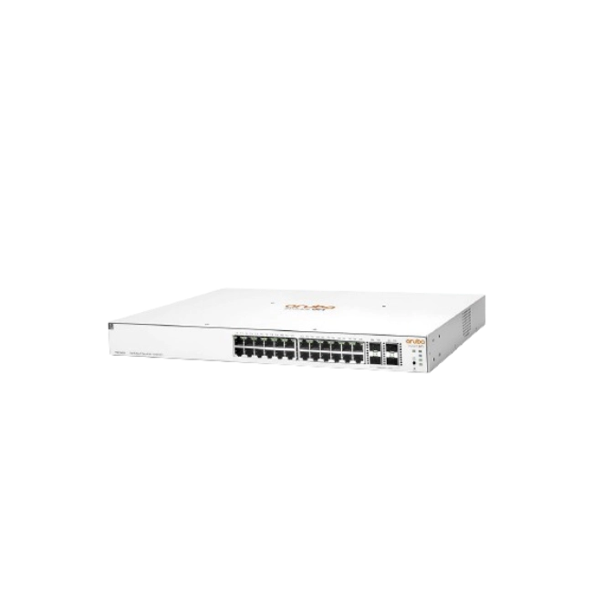 HPE Networking Instant On 1930 24G Class4 PoE 4SFP/SFP+ 195W Switch - Conmutador - L3 - Gestionado - 24 x 10/100/1000 (PoE) + 4 x 1 Gigabit / 10 Gigabit SFP+ - montaje en rack - PoE (195 W)-2