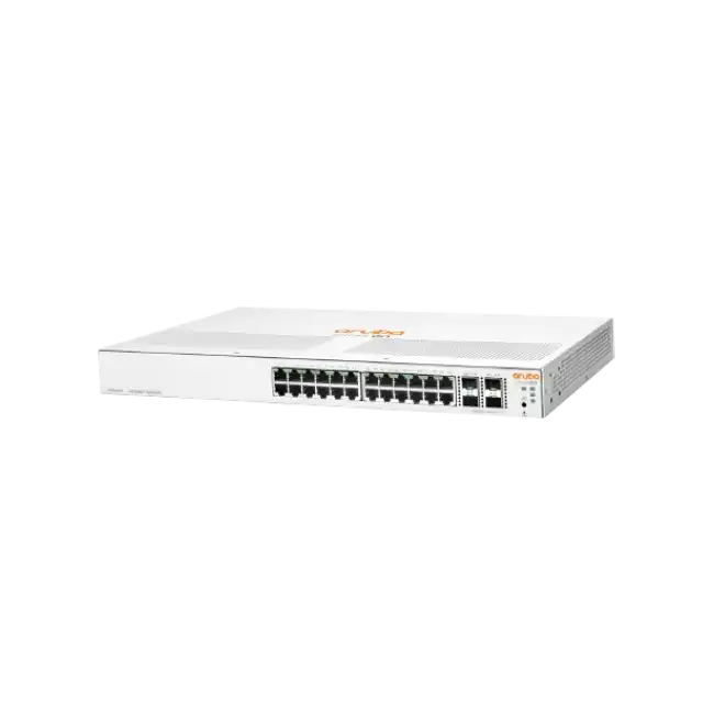 HPE Networking Instant On 1930 24G Class4 PoE 4SFP/SFP+ 370W Switch - Conmutador - L3 - Gestionado - 24 x 10/100/1000 (PoE) + 4 x 1 Gigabit / 10 Gigabit SFP+ - montaje en rack - PoE (370 W)-4