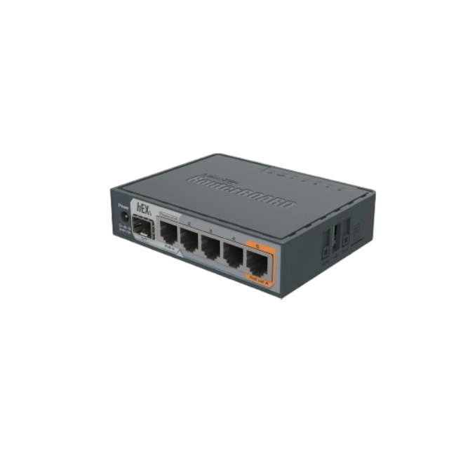 MikroTik RouterBOARD hEX S - Router conmutador de 4 puertos - 1GbE - Puertos WAN: 2-4