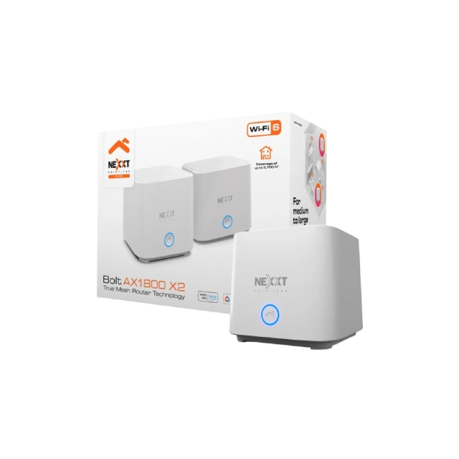 Nexxt Solutions Home - Wireless router - Wireless - 802.11a/b/g/n/ac - Desktop - 2 pack-2