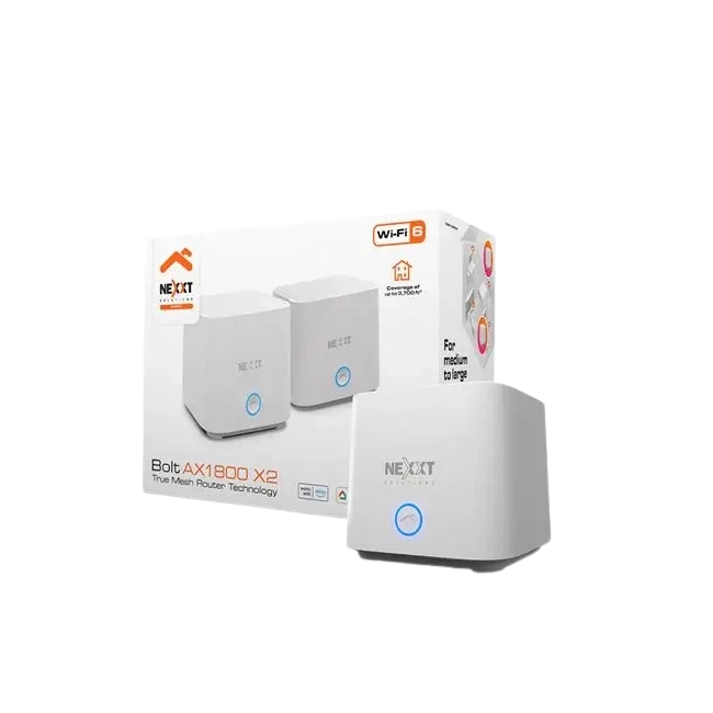 Nexxt Solutions Home - Router - Wireless Mesh - 802.11a/b/g/n/ac/ax - Desktop - 2 pack-3