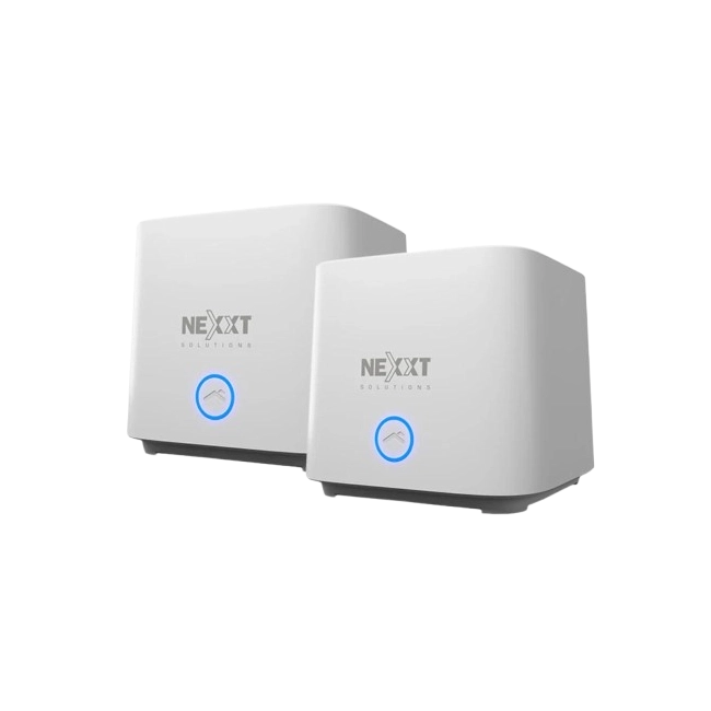 Nexxt Solutions Home - Router - Wireless Mesh - 802.11a/b/g/n/ac/ax - Desktop - 2 pack-2