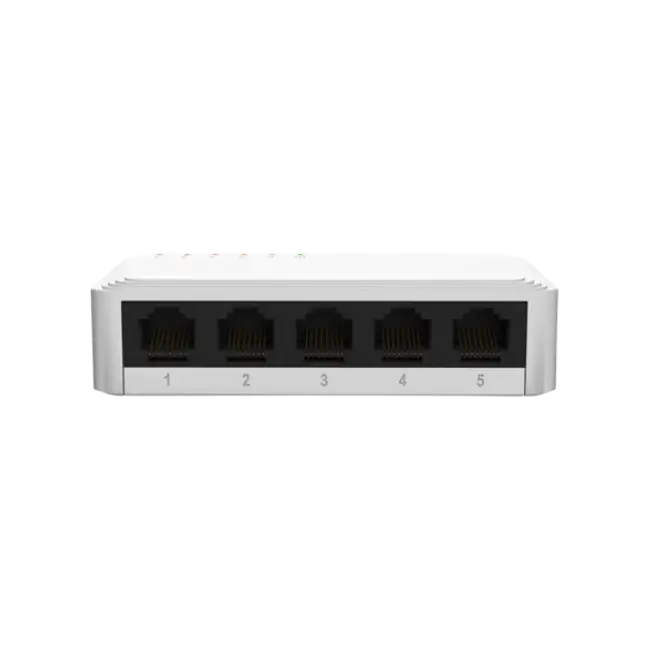 Nexxt Infrastructure - Switch - Gigabit Ethernet - 5 x 10/100/1000 - 1 Gigabit Ethernet - Essential Naxos 501-G 110/220V-2