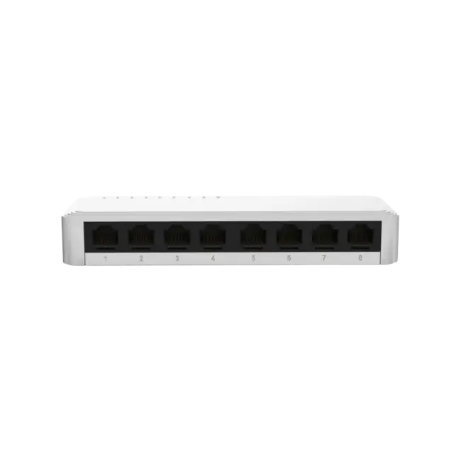 Nexxt Infrastructure - Switch - Gigabit Ethernet - 8 x 10/100/1000 - 1 Gigabit Ethernet - Essential Naxos 801-G 110/220V