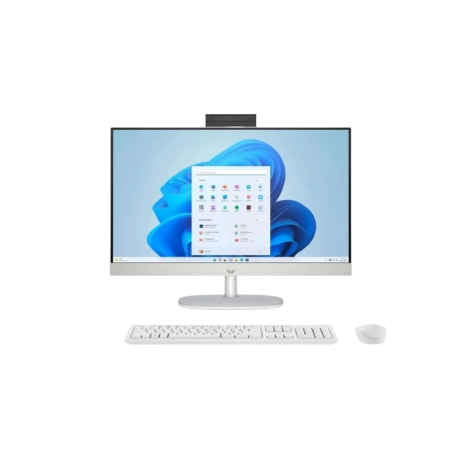 HP 24-cr0250la - All-in-one - AMD Ryzen 5 7520U / 4.3 GHz - DDR5 SDRAM - 512 GB SSD - 23.8" - UMA - Windows 11 Home - White-3