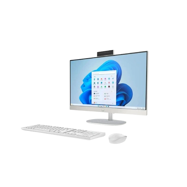 HP 24-cr0250la - All-in-one - AMD Ryzen 5 7520U / 4.3 GHz - DDR5 SDRAM - 512 GB SSD - 23.8" - UMA - Windows 11 Home - White-2