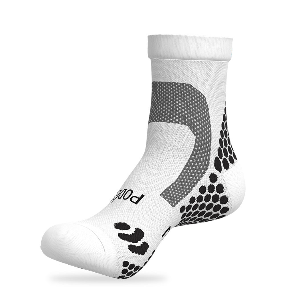 Calcetines Pata de Chucho Carrera - Talla L (blancos) | Edición Vos Podés-3