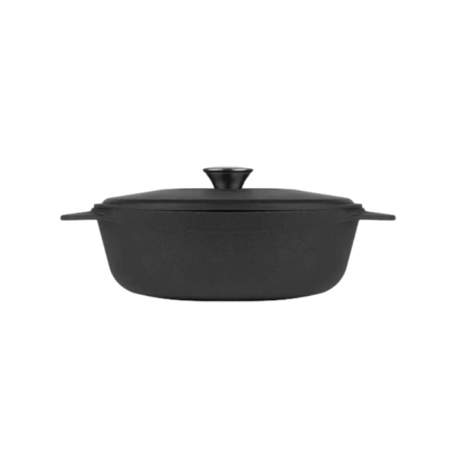 Olla con Tapa Picca Forno PI00200HFN Hierro Fundido Color Negro-3