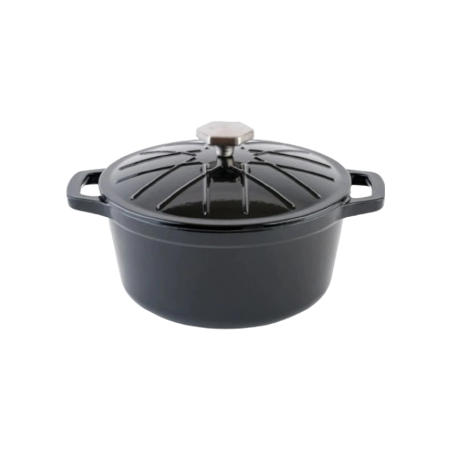 Olla con tapa Picca Forno 28" cm Hierro Fundido Color Negro