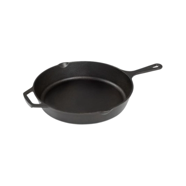 Sarten Tipo Skillet Picca Ferro 30" cm Hierro Fundido Color Negro