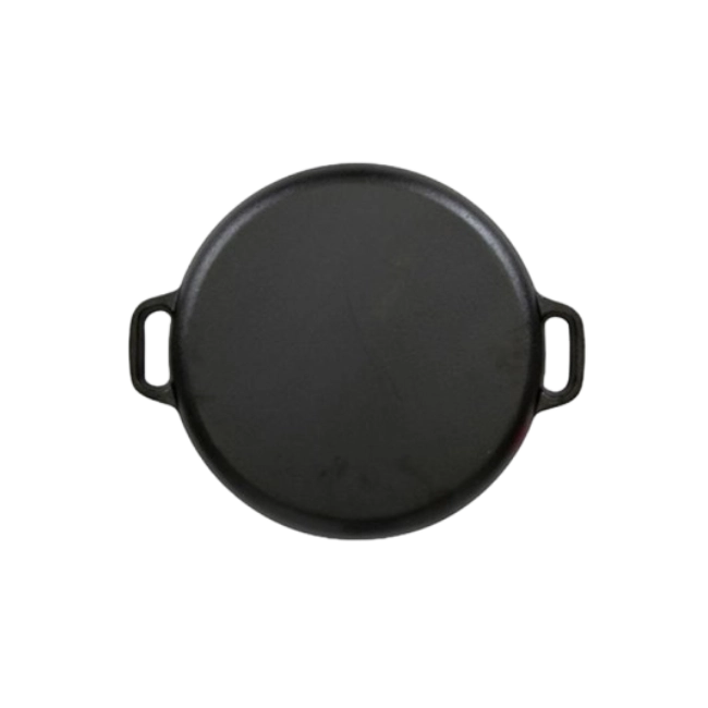 Sarten Comal Ferro 34" cm Hierro Fundido Color Negro-1