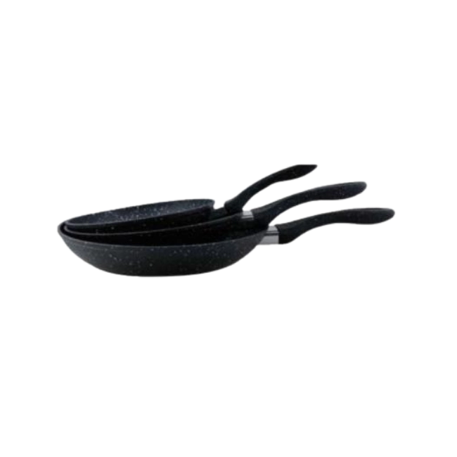 Juego de Sartenes Picca Potenza PI003SSME 20" - 24" - 28"cm Color Negro Matte-4