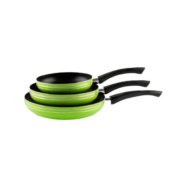 Juego de Sartenes Picca Cerdeña PI003SSTE 20" - 26" - 30"cm Color Verde-3