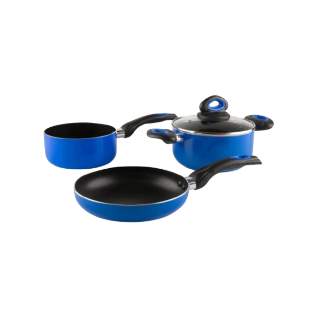 Bateria de Cocina Picca Sicilia PI004BTA 4 Piezas Dyflon Color Azul-1