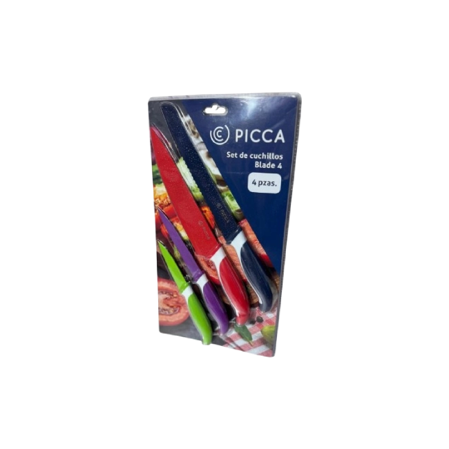 Set de Cuchillos Picca PI004SCAM 4 Piezas