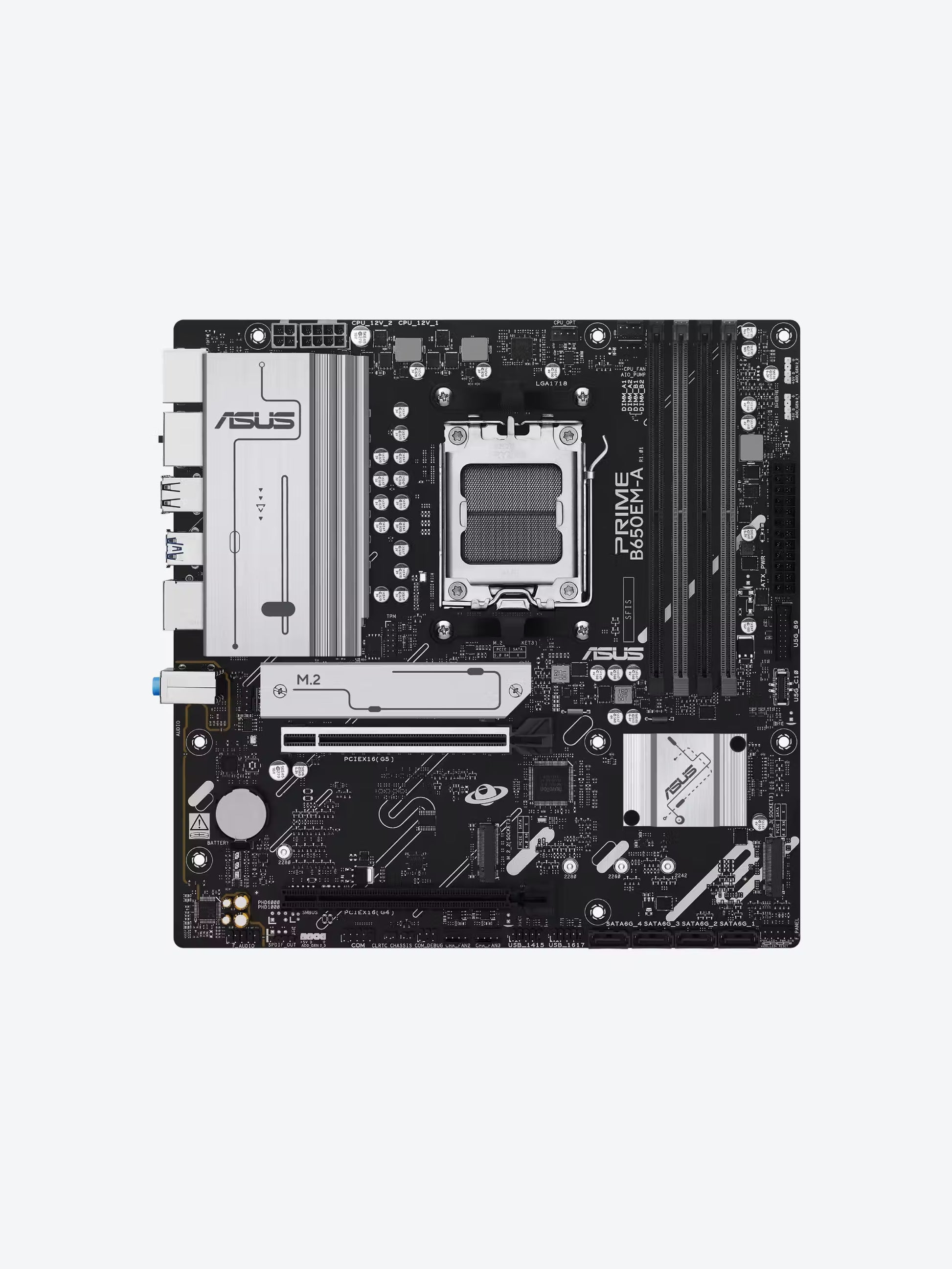ASUS - Motherboard - PRIME B650EM-A-1