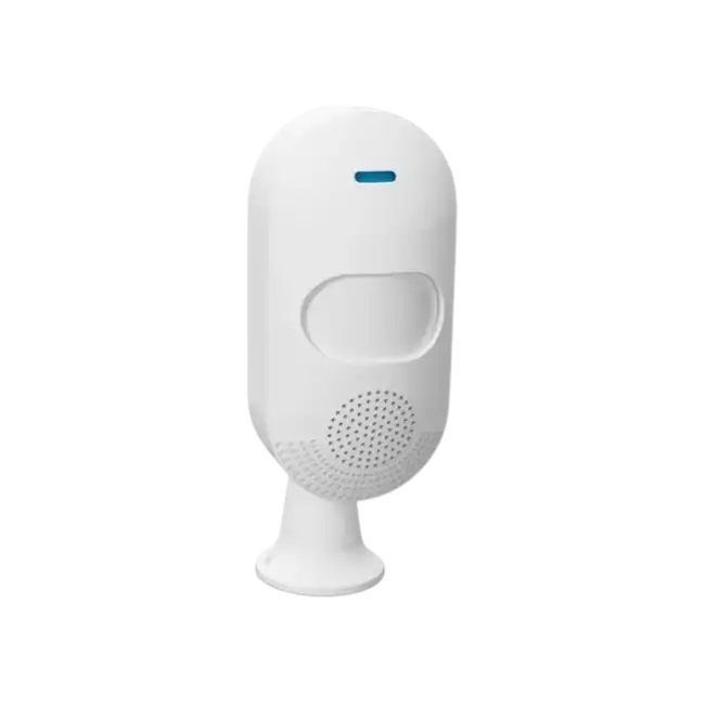 Sensor Tuya PST-CT20W Smart WiFi PIR De Pared 110 Grados 9-12mts Luz y Sonido 80dB 5V AAA1.5V*2-4