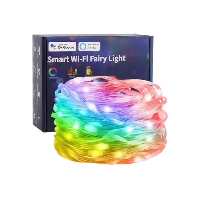Set de Luces Tuya PST-MSL-10M Smart WiFi 10 Metros DC5V 2A 10W RGB-4