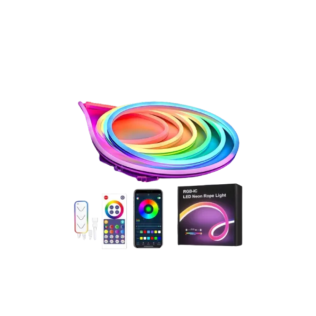 Tira de Luces Neon Tuya PST-NH-5M Smart WiFi & Bluetooth DC12V/2A 10W RGB Magic color 5 Metros-3