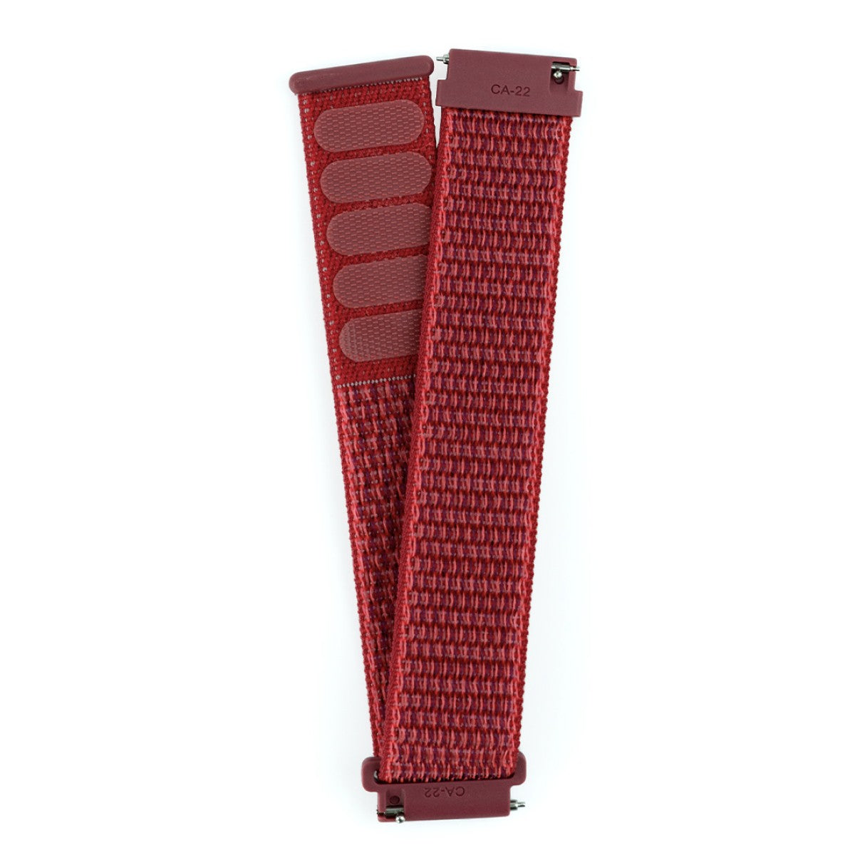 RELOJ T8 GRIS + PULSERA VELCRO ROJO-5