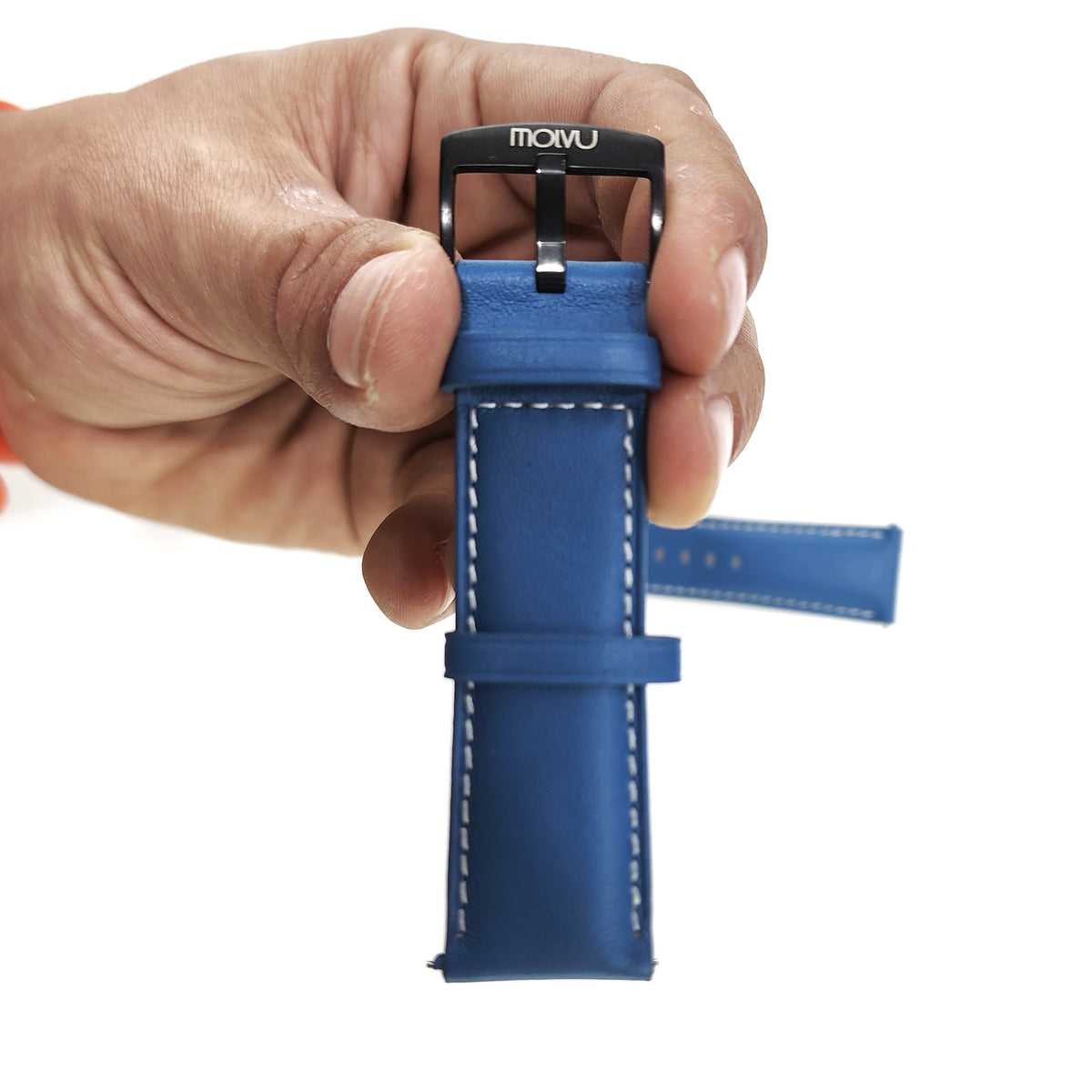 Pulsera T7, T8 y T9 cuero azul-2