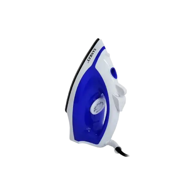 Plancha de Ropa Sankey PV-106 1100X Vapor Auto Limpieza Color Blanco con Azul