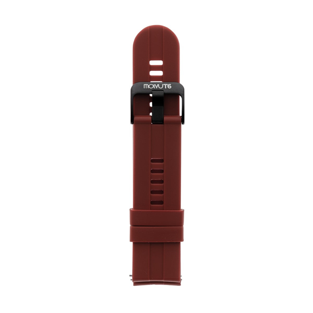 RELOJ T8 GRIS + PULSERA SILICÓN ROJO LADRILLO-6