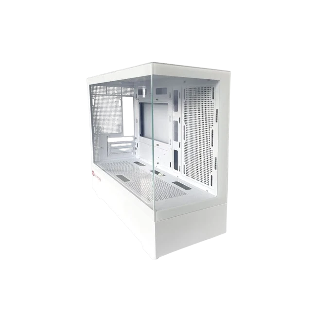 Case Gamer Quimera QM-AXT-PROWHT Ventiladores Con Vidrio Templado Color Blanco-1