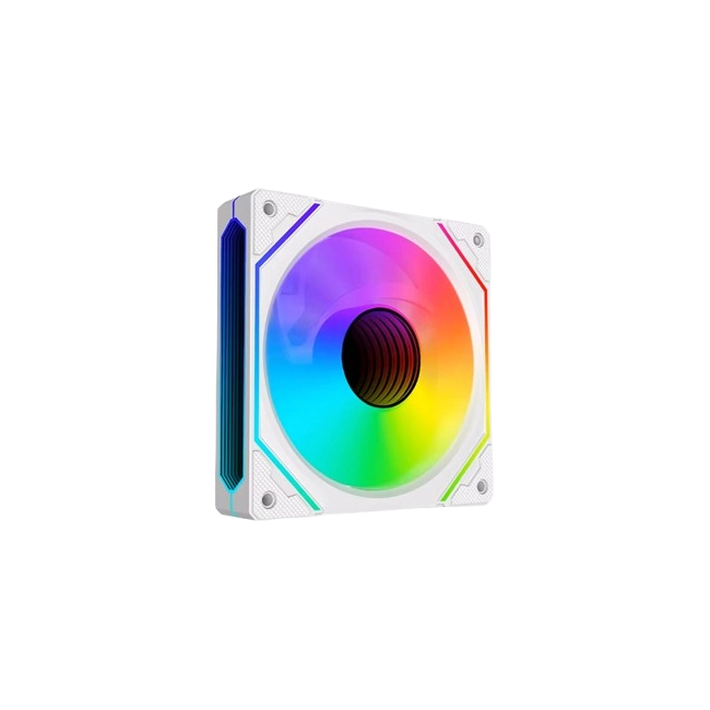 Ventilador Para Case RS-1200 ARGB Fan 5v 3pin+pwm 4Pin color Blanco