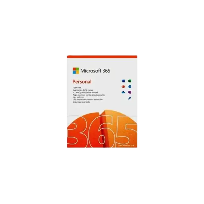 Licencia Microsoft 365 Personal 1 Año Fisica QQ2-00008TP-2