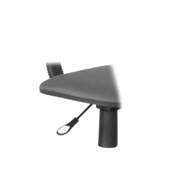 SILLA DE OFICINA QZY-B1 GRAY SIN BRAZOS COLOR GRIS XTECH-3