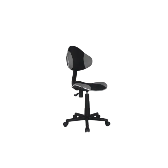 SILLA DE OFICINA QZY-G2B AM160GEN96  SIN BRAZOS COLOR NEGRO/GRIS XTECH-4