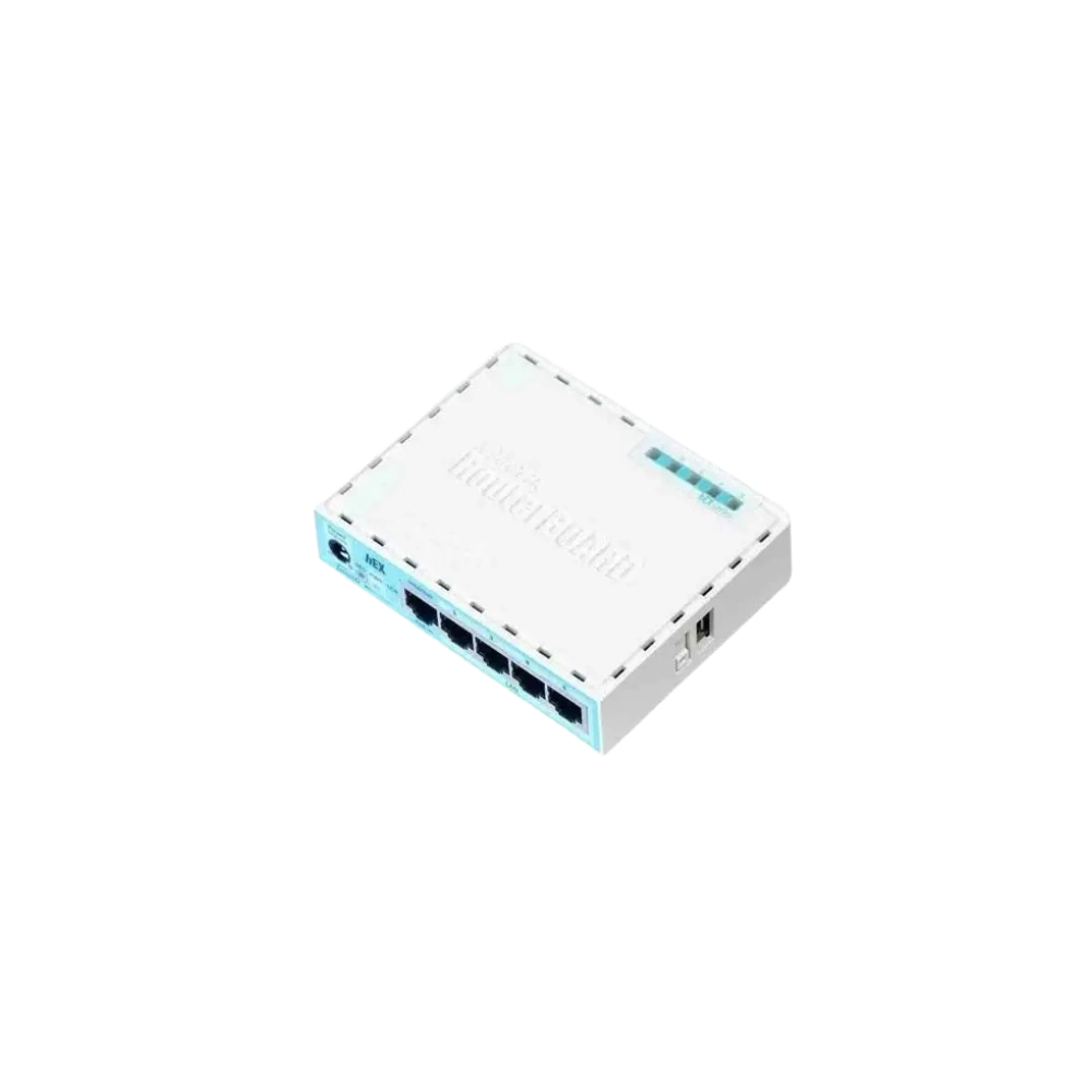 Routerboard Mikrotik RB750GR3 HEX, 5X Gigabit Ethernet Dual Core CPU 880MHz 256MB RAM USB MicroSD RouterOS L4-4