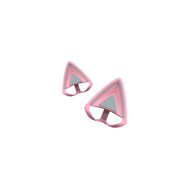 Orejas para Headset Razer RC21-02230200-R3M1 Gamer Kitty Ears V2 Quartz Edition FRML Color Rosa