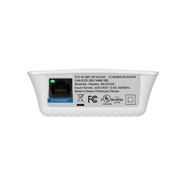 EXTENSOR DE RANGO WI-FI LINKSYS RE3000W N300 MBPS 2.4 GHZ 10/100-4