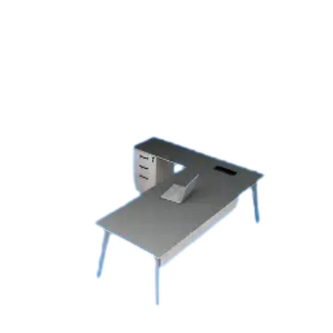 Escritorio Ejecutivo Reco BT-A03 Gabinete Izquierdo Color Blanco