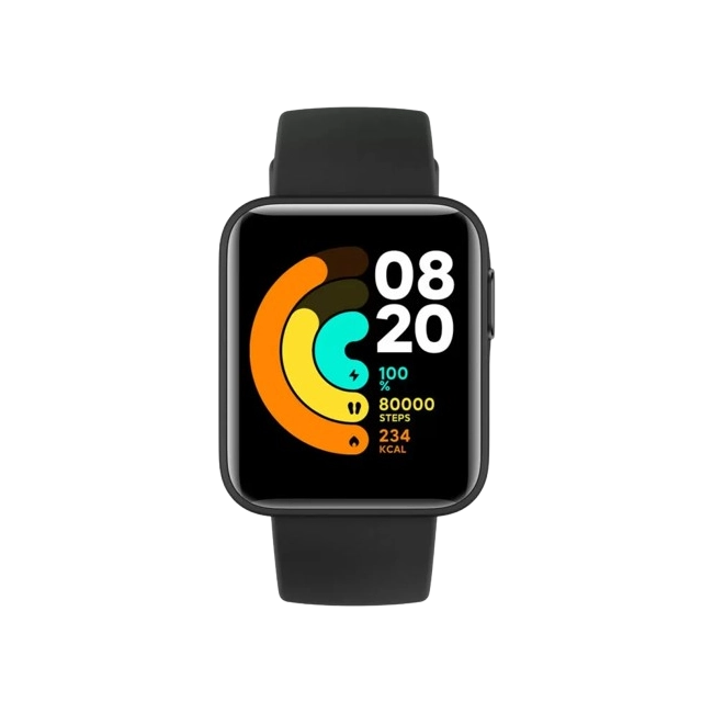 SMARTWATCH XIAOMI MI WATCH LITE 8GB STORAGE 1GB 1.78" 448X360 S-AMOLED BT WIFI COLOR NEGRO