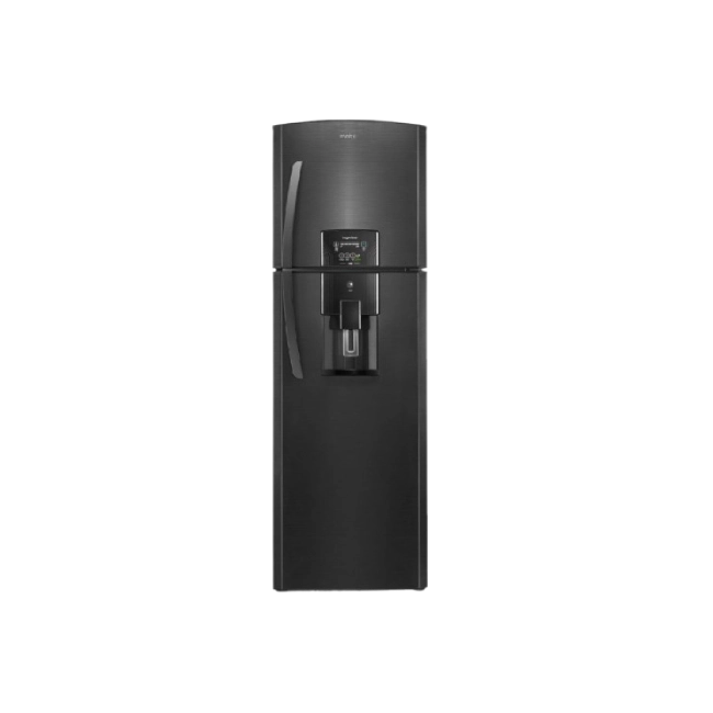 Refrigerador Mabe RMA300FZNC Automatico 11 pies Cubicos 2 Puertas Acero Inoxidable Color Negro