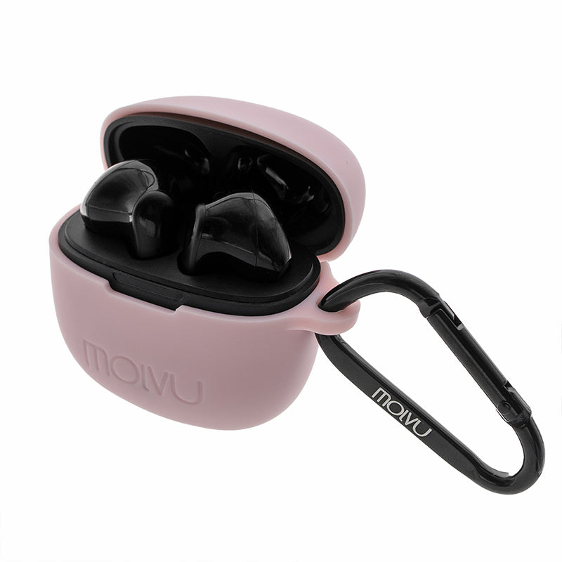 Audífonos K2 + estuche rosa
