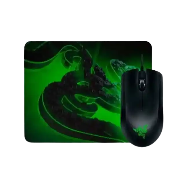 COMBO GAMING RAZER MOUSE ABYSSUS LITE + MOUSE PAD GOLIATHUS MOBILE-2