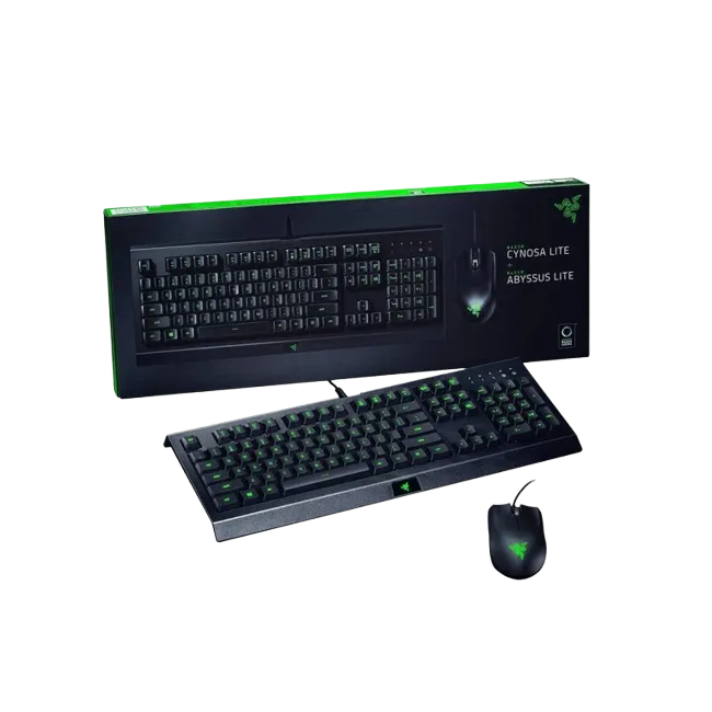 COMBO GAMING RAZER TECLADO CYNOSA LITE + MOUSE ABYSSUS LITE