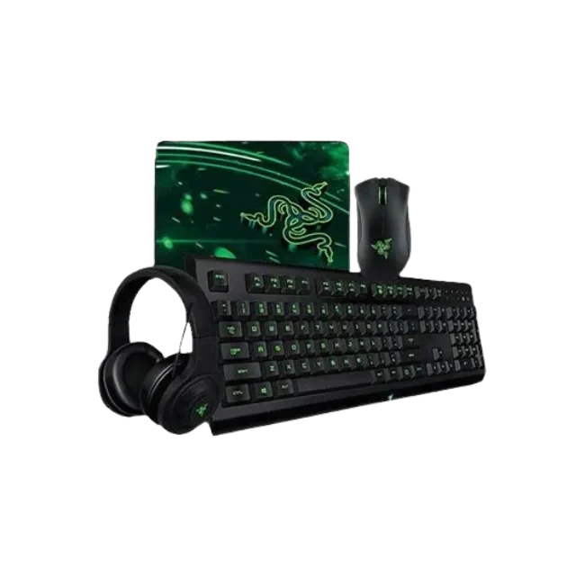 COMBO GAMING TECLADO MOUSE PAD GOLIATHUS/AURICULARES ELEKT RAZER-2