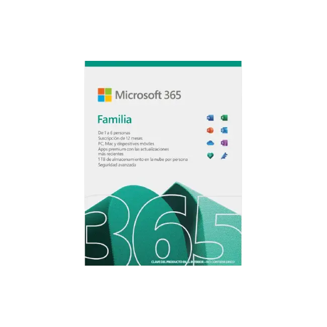 Microsoft 365 Family - Subscription - Windows - PK Lic 1YR Online LatAm-1