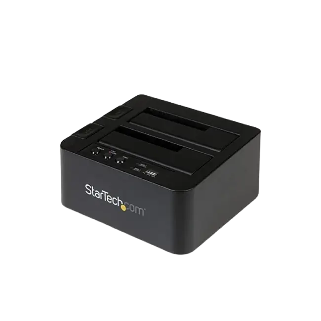 DUPLICADOR DE DISCOS DUROS SSD SATA 2.5" 3.5" USB 2.0 DOCKING STATION STARTECH-1