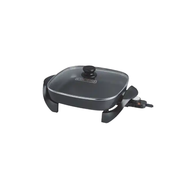 Sarten Electrico Black+Decker SK1212B 12" Contol de Temperatura Superficie Antiadherente-2