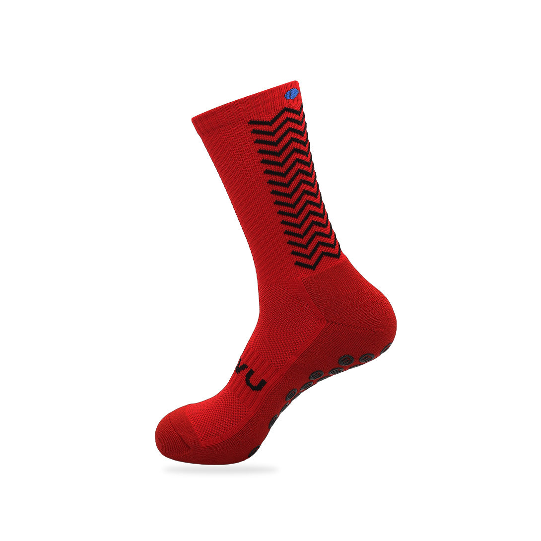 CALCETINES PATA DE CHUCHO FUT - TALLA S (ROJOS)-3