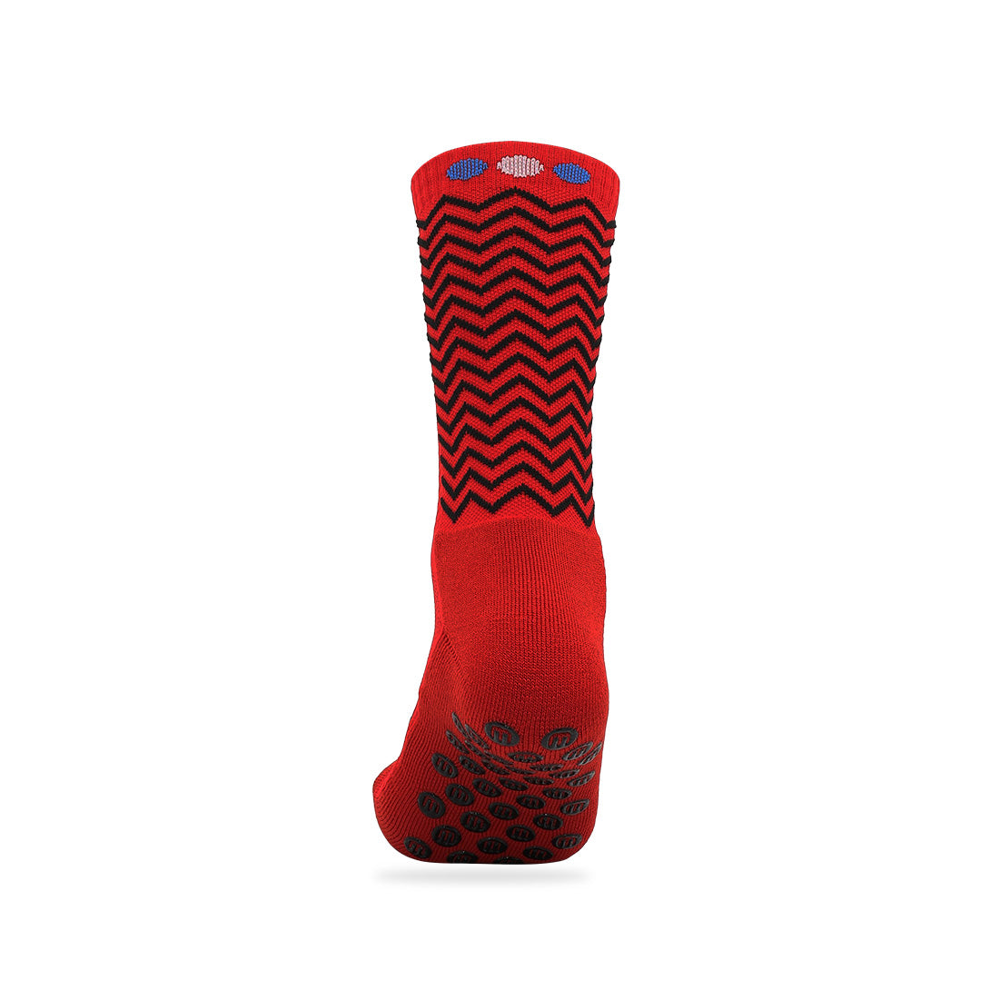 CALCETINES PATA DE CHUCHO FUT - TALLA S (ROJOS)-5