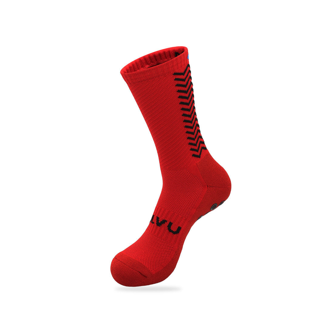 CALCETINES PATA DE CHUCHO FUT - TALLA S (ROJOS)-1