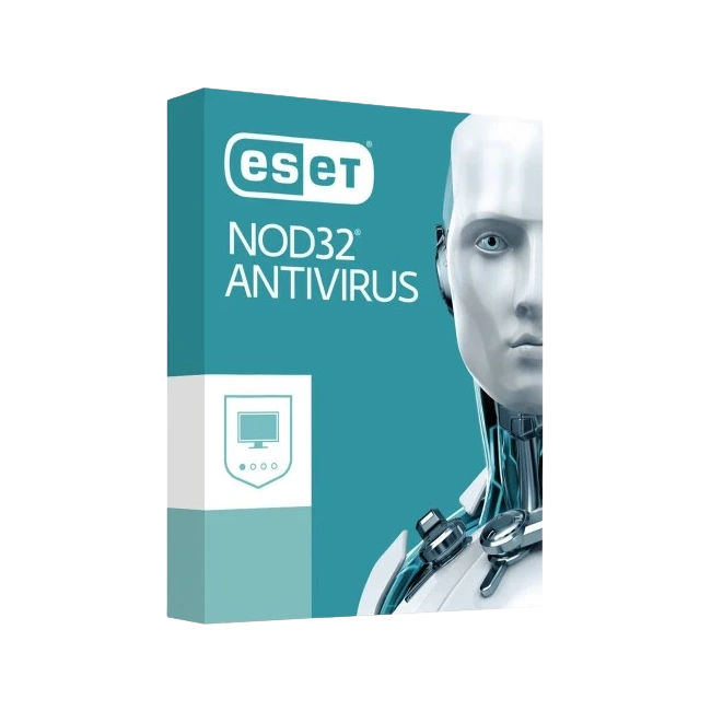 ESET NOD32 Antivirus - Box pack - CD-ROM (DVD-box) - 3 PCs - ENABX-HP1-3PTP ESD TO PRINT-1